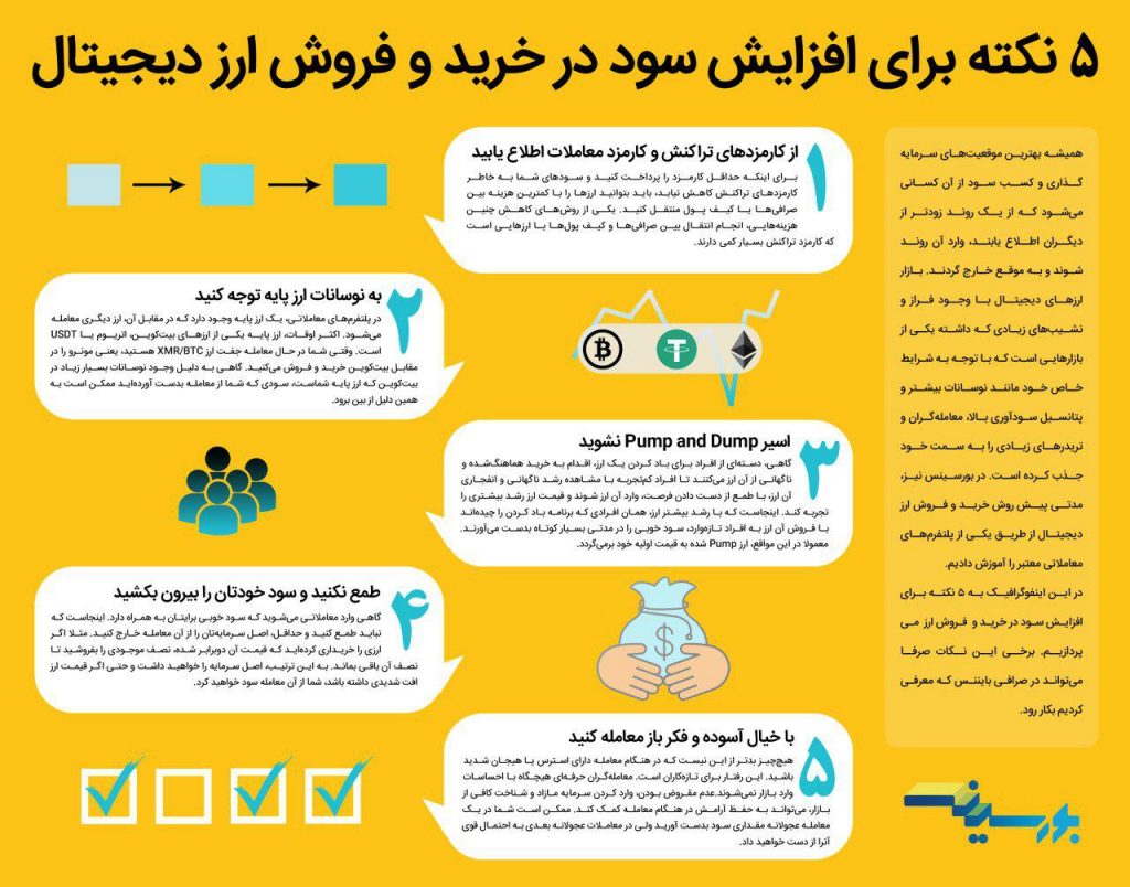 کسب سود از ارزهای دیجیتال