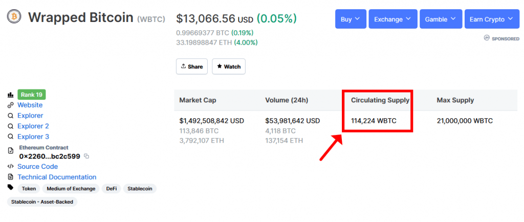 توکن WBTC چیست