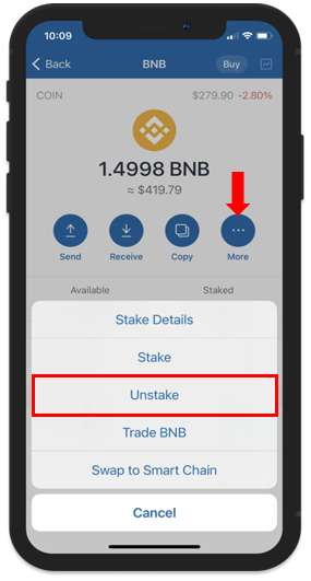 لغو استیک bnb