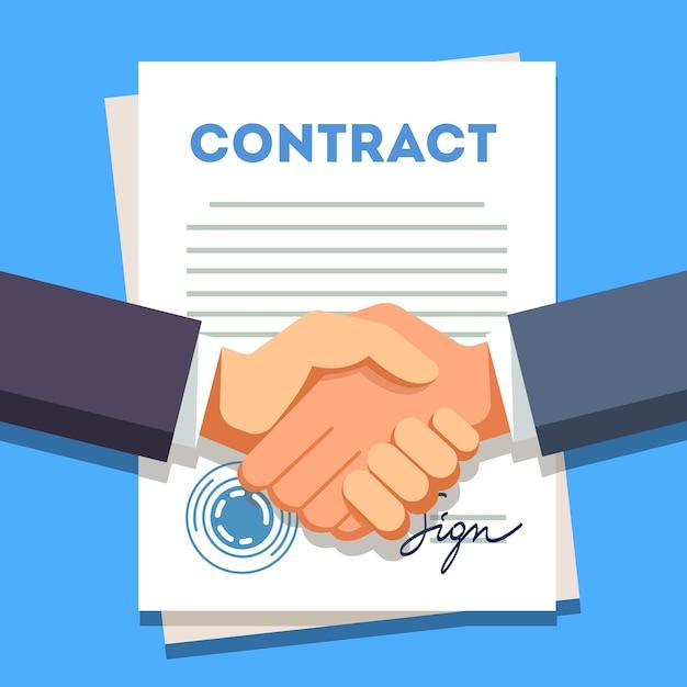 امضای کور در قراردادها