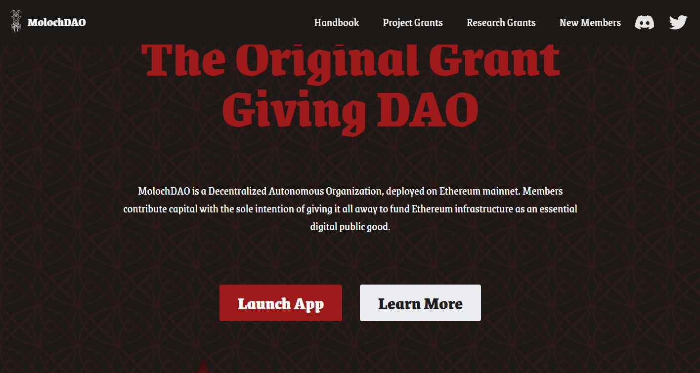 Moloch DAO چیست و چه کاربردی در اکوسیستم اتریوم دارد؟ وبسایت Moloch DAO