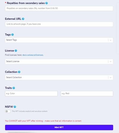 اطلاعات nft