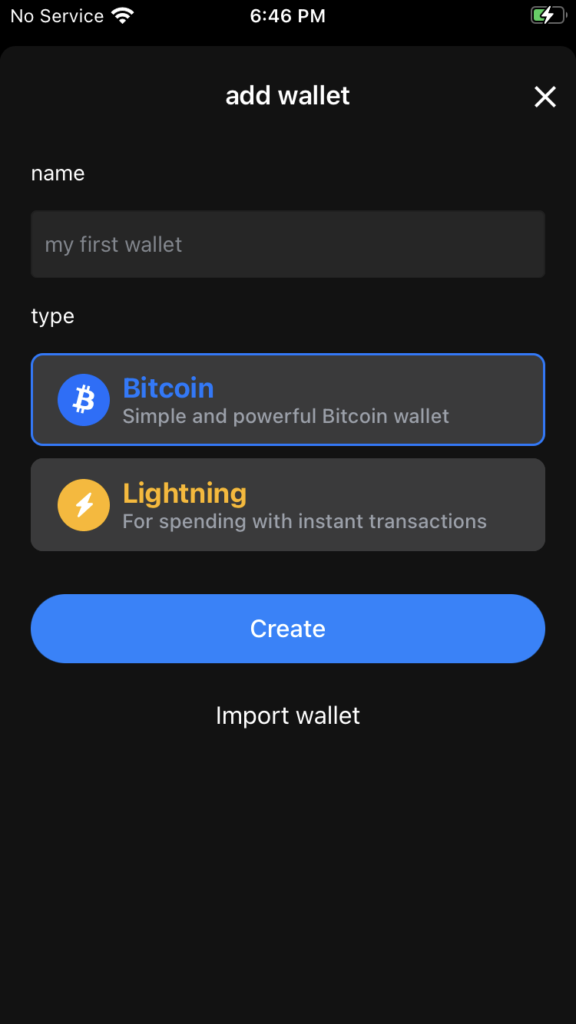 بررسی Blue Wallet؛ کیف پول غیرحضانتی مخصوص بیت کوین ایمپورت