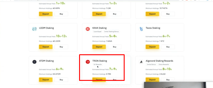 همه چیز درباره فریز یا استیک ترون (TRX) لیست ارزها در بایننس